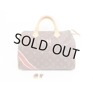 Photo: LOUIS VUITTON Mon Monogram Leather Brown Hand Bag Purse Speedy30 #4043