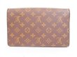 Photo2: LOUIS VUITTON Monogram Leather Brown Clutch Bag Bordeaux PM With Strap #4044