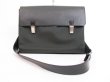 Photo1: LOUIS VUITTON Taiga Leather Ardoise Cross-body Bag Saratov GM #4046