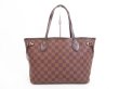 Photo2: LOUIS VUITTON Damier Leather Brown Hand Bag Purse Neverfull PM #4047