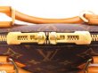 Photo9: LOUIS VUITTON Monogram Leather Brown Hand Bag Purse Alma #4053