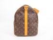 Photo3: LOUIS VUITTON Monogram Leather Brown Gym Bag Keepall 50 Bandouliere #4056