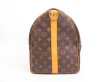 Photo4: LOUIS VUITTON Monogram Leather Brown Gym Bag Keepall 50 Bandouliere #4056