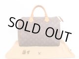 Photo: LOUIS VUITTON Monogram Leather Brown Hand Bag Purse Speedy30 #4060