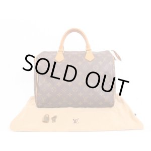 Photo: LOUIS VUITTON Monogram Leather Brown Hand Bag Purse Speedy30 #4060