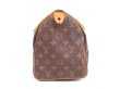 Photo4: LOUIS VUITTON Monogram Leather Brown Hand Bag Purse Speedy30 #4060