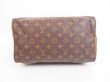 Photo5: LOUIS VUITTON Monogram Leather Brown Hand Bag Purse Speedy30 #4060