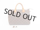 Photo: LOUIS VUITTON Monogram Leather Brown Hand Bag Purse Speedy30 #4061