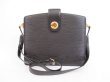 Photo1: LOUIS VUITTON Epi Leather Black Messenger&Cross-body Bag Capucines #4065