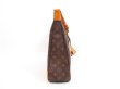 Photo3: LOUIS VUITTON Monogram Leather Brown Shoulder Bag Purse Boulogne 35 #4080