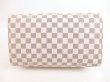 Photo5: LOUIS VUITTON Damier Azur Leather White Hand Bag Purse Speedy30 #4085