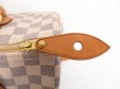 Photo9: LOUIS VUITTON Damier Azur Leather White Hand Bag Purse Speedy30 #4085