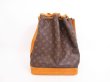 Photo2: LOUIS VUITTON Monogram Leather Brown Shoulder Bag Purse Noe #4086