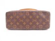 Photo5: LOUIS VUITTON Monogram Leather Brown Shoulder Bag Purse Looping GM #4090