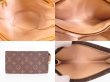 Photo8: LOUIS VUITTON Monogram Leather Brown Tote Bag Bucket GM w/Pouch #4104