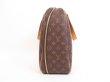 Photo3: LOUIS VUITTON Monogram Leather Brown Hand Bag Shoes Bag Excursion #4107