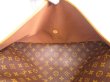 Photo11: LOUIS VUITTON Monogram Leather Brown Hand Bag Sac Chasse w/Strap #4125