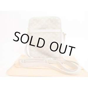 Photo: LOUIS VUITTON Monogram Mini Lin Canvas White Cross-body Bag Danube #4132