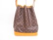 Photo2: LOUIS VUITTON Monogram Leather Brown Shoulder Bag Purse Noe #4135