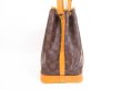 Photo3: LOUIS VUITTON Monogram Leather Brown Shoulder Bag Purse Noe #4135