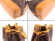 Photo6: LOUIS VUITTON Monogram Leather Brown Shoulder Bag Purse Noe #4135