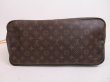 Photo5: LOUIS VUITTON Monogram Leather Brown Tote&Shoppers Bag Neverfull GM #4140