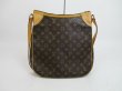 Photo2: LOUIS VUITTON Monogram Leather Brown Messenger&Cross-body Bag Odeon MM #4144