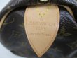 Photo10: LOUIS VUITTON Monogram Leather Brown Hand Bag Purse Speedy35 #4145