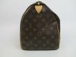 Photo3: LOUIS VUITTON Monogram Leather Brown Hand Bag Purse Speedy35 #4145