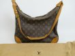 Photo1: LOUIS VUITTON Monogram Leather Brown Shoulder Bag Purse Boulogne 35 #4149