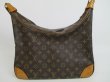 Photo2: LOUIS VUITTON Monogram Leather Brown Shoulder Bag Purse Boulogne 35 #4149