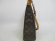 Photo3: LOUIS VUITTON Monogram Leather Brown Shoulder Bag Purse Boulogne 35 #4149