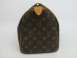 Photo3: LOUIS VUITTON Monogram Leather Brown Hand Bag Purse Speedy30 #4152