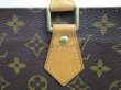 Photo11: LOUIS VUITTON Monogram Leather Brown Hand Bag Tote Bag Sac Plat #4157