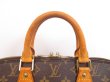 Photo11: LOUIS VUITTON Monogram Leather Brown Hand Bag Purse Alma #4159