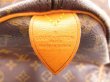 Photo10: LOUIS VUITTON Monogram Leather Brown Hand Bag Purse Speedy40 #4163