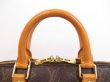 Photo7: LOUIS VUITTON Monogram Leather Brown Hand Bag Purse Alma #4165