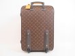 Photo2: LOUIS VUITTON Monogram Leather Brown Carry Bag Travel Bag Pegase 50 #4166