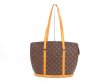 Photo1: LOUIS VUITTON Monogram Leather Brown Tote&Shoppers Bag Babylone #4168