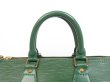 Photo7: LOUIS VUITTON Epi Leather Green Hand Bag Purse Speedy25 #4177