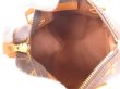 Photo8: LOUIS VUITTON Monogram Leather Brown Hand Bag Purse Mini Speedy #4179