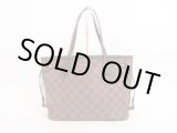 Photo: LOUIS VUITTON Damier Leather Brown Tote Bag Shoulder Bag Neverful PM #4187