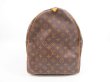 Photo4: LOUIS VUITTON Monogram Leather Brown Duffle&Gym Bag Keepall 60 #4192