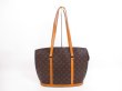 Photo1: LOUIS VUITTON Monogram Leather Brown Tote&Shoppers Bag Babylone #4195