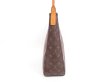 Photo4: LOUIS VUITTON Monogram Leather Brown Shoulder Bag Looping GM #4196