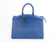 Photo1: LOUIS VUITTON Epi Leather Blue Hand Bag Purse Riviera Stickiness #4197