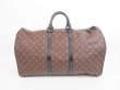 Photo2: LOUIS VUITTON Monogram Waterproof Gym Bag Keepall 55 Bandouliere #4198