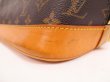 Photo9: LOUIS VUITTON Monogram Leather Brown Hand Bag Purse Alma #4199