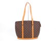 Photo1: LOUIS VUITTON Monogram Leather Brown Tote&Shoppers Bag Babylone #4200