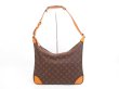 Photo1: LOUIS VUITTON Monogram Leather Brown Shoulder Bag Purse Boulogne 35 #4202